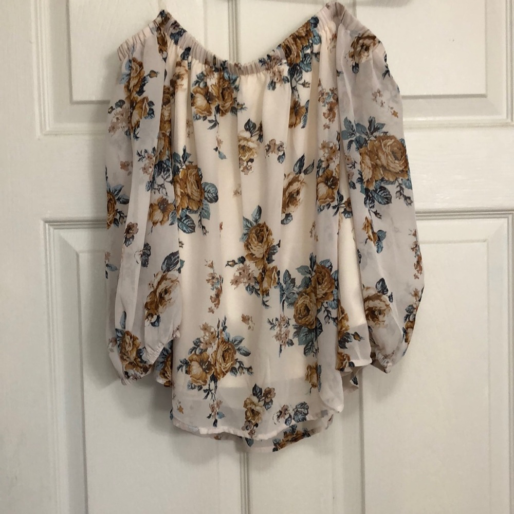 Off shoulder top